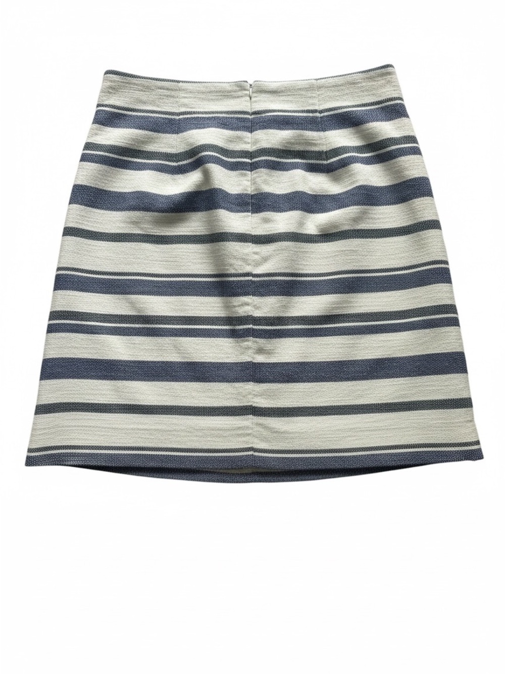 LOFT Striped Fringe Wrap Mini Skirt Size 10 - Picture 2 of 9